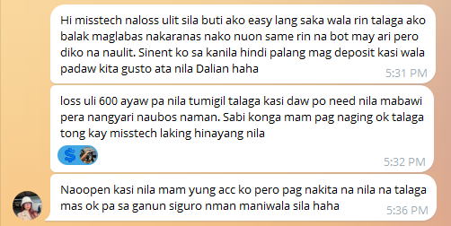 Client feedback