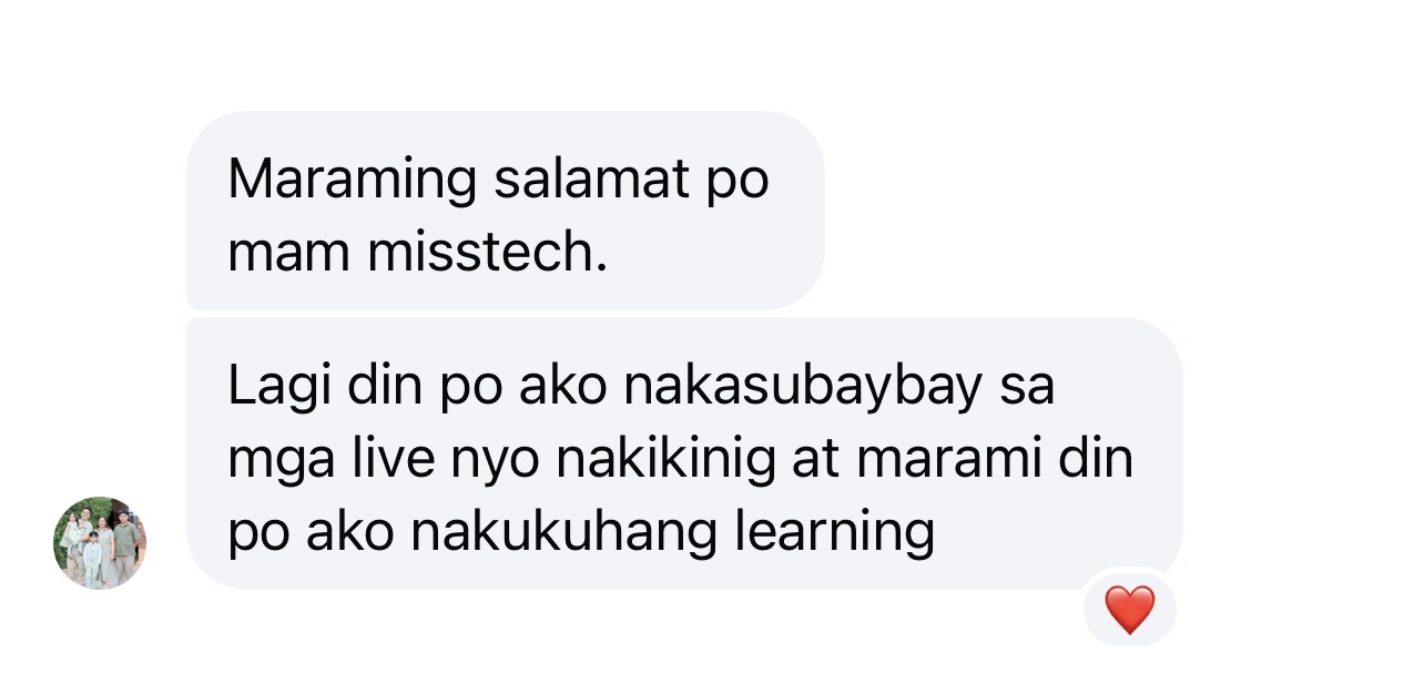 Client feedback